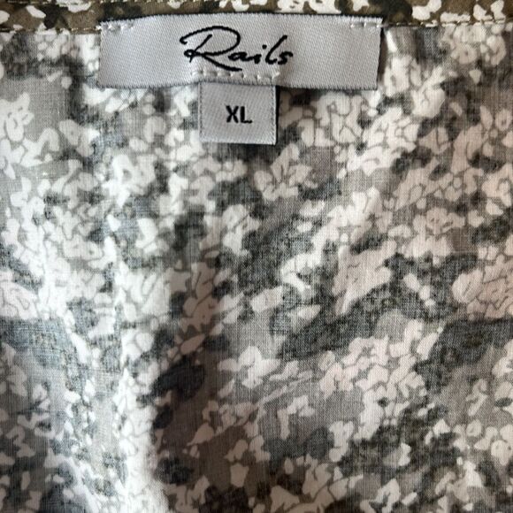 Rails NWT Nyla Dress In Olive Vine Size XL $218 - Picture 9 of 9